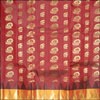 Maroon colour  Pattu Parikini with contrast border - Click here to View more details about this Product